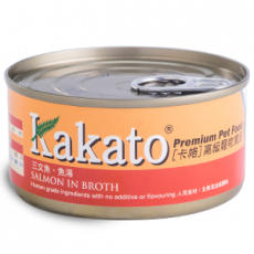 Kakato卡格 三文魚及魚湯 Salmon in Broth 170g (貓狗共用)