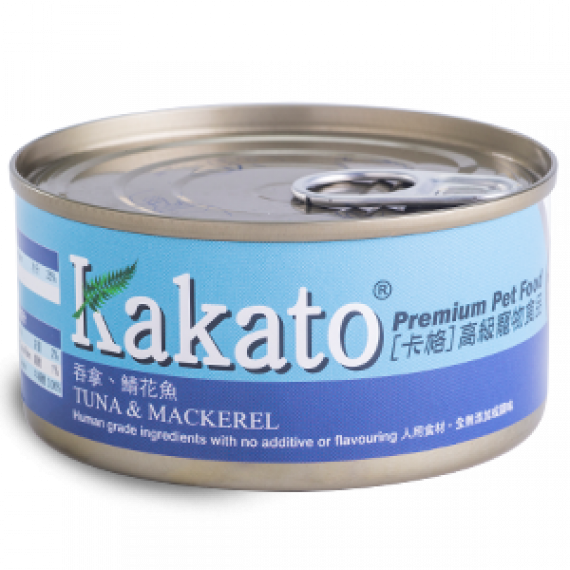Kakato卡格 吞拿魚及鯖花魚 Tuna with Mackerel 170g (貓狗共用)