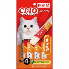 CIAO 日本綠茶雞肉軟糕15g x 4包   