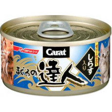 Carat 日清達人 NP-T43 吞拿魚+白飯魚 貓罐頭 80g