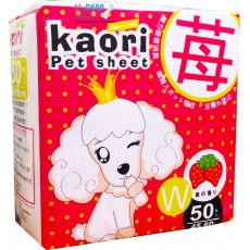 Kaori pet sheets 士多啤梨味尿片 45x60cm 50片(W)