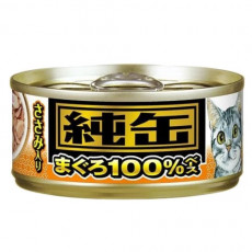 Aixia 純缶 -吞拿魚拼雞肉罐頭(橙色)70g