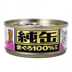 Aixia 純缶 - 吞拿魚碎貓罐(紫色)70g