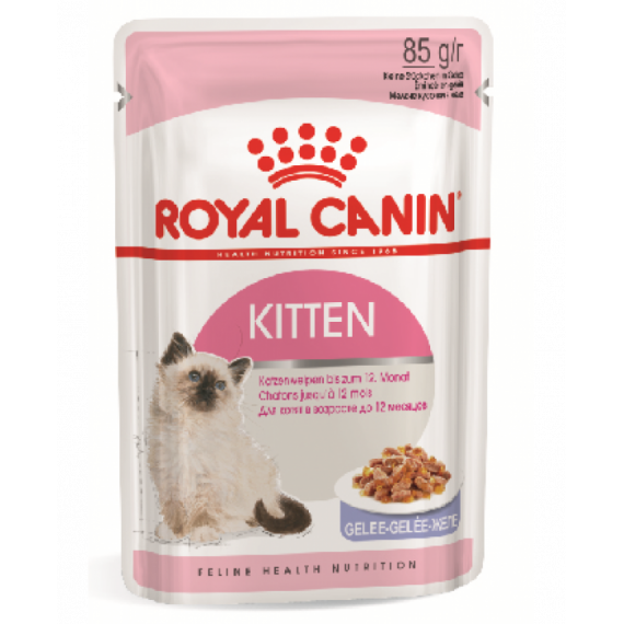 Royal Canin 法國皇家 - Kitten Instinctive in Jelly 幼貓配方(秘製啫喱) 85g (1盒/12包)